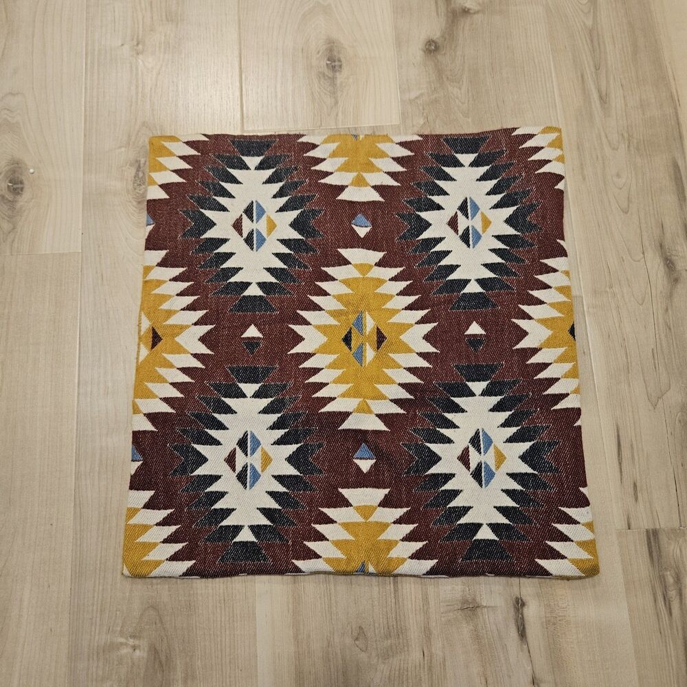 IKEA Fransine Pillow Cushion Cover Wool Blend 20 x 20 Southwest Aztec